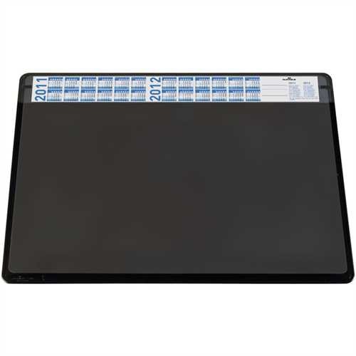 DURABLE Schreibunterlage, mit auswechselbarer Vollsichtauflage, 65 x 52 cm, schwarz