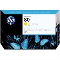 HP Tintenpatrone 80, C4848AE, original, gelb, 350 ml HP Tintenpatrone 80, C4848AE, original, gelb, 350 ml