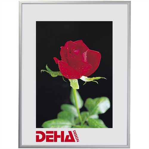 DEHA DESIGN Bilderrahmen, Floatglas, 59,4 x 84,1 cm, Aluminiumrahmen, silber