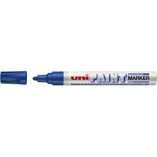 uni PAINT Lackmarker, PX-20, Rundspitze, 2 - 3 mm, Schreibfarbe: blau