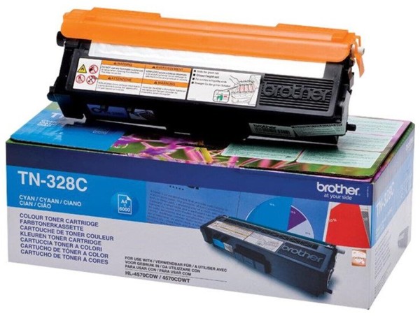 Brother TN-328C Cyan Toner ~6.000 Seiten