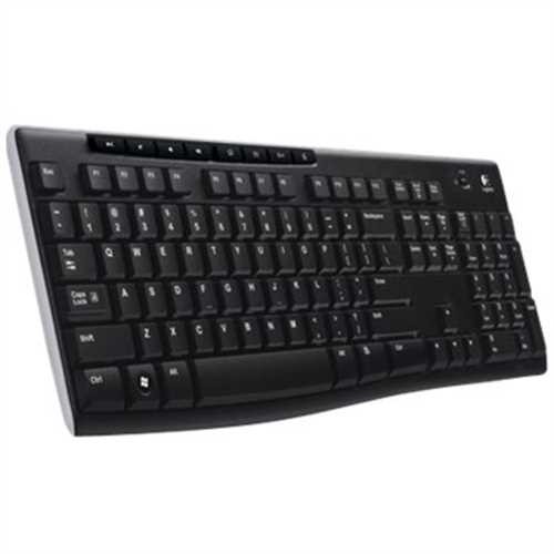Logitech Tastatur Wireless Keyboard K270, QWERTZ, kabellos, 2,4 GHz Technologie, USB, schwarz