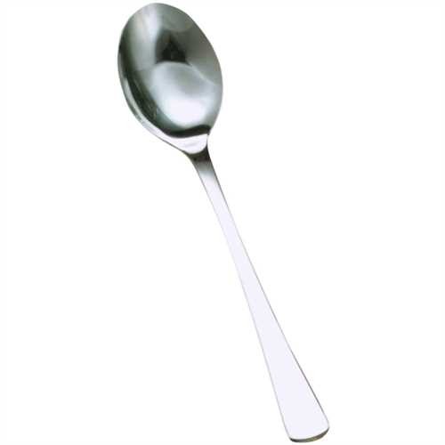 solex Löffel, Karina, Mehrweg, spülmaschinengeeignet, Länge: 19,5 cm, 18/10 Edelstahl (12 Stück)