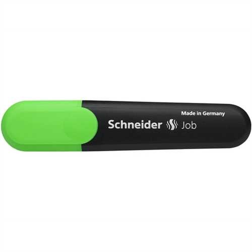 SCHNEIDER Textmarker Job, nachfüllbar, Keilspitze, 1 - 5 mm, Schreibfarbe: grün