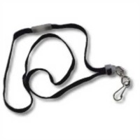 IDENTA Ausweistrageband, Textil, 10 mm x 90 cm, schwarz IDENTA Ausweistrageband, Textil, 10 mm x 90 cm, schwarz