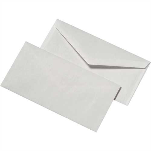 MAILmedia Briefumschlag, ohne Fenster, gummiert, DL, 220 x 110 mm, 75 g/m², Offset, weiß (1.000 Stüc