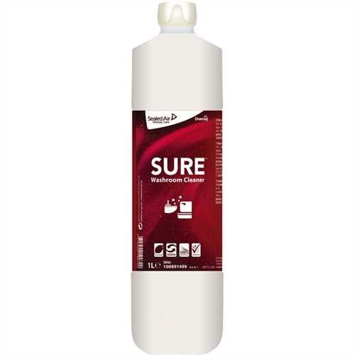 Diversey Sanitärreiniger SURE™ Washroom Cleaner, flüssig, Flasche (1 l)