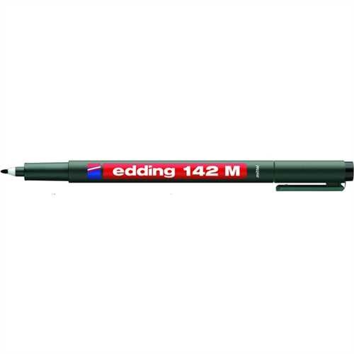 edding OH-Stift, 142, M, permanent, Rundspitze, 1 mm, Schreibfarbe: schwarz