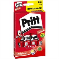 Pritt Klebestift, WA12, mittel, 6 x 22 g (132 g) Pritt Klebestift, WA12, mittel, 6 x 22 g (132 g)