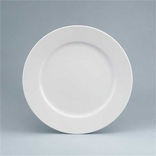 Schönwald Teller, FINE DINING, Mehrweg, Porzellan, mit Fahne, rund, Ø: 21 cm, weiß (6 Stück)