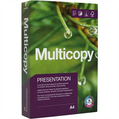 MultiCopy Multifunktionspapier Presentation, A4, 90 g/m², ECF, weiß (500 Blatt)