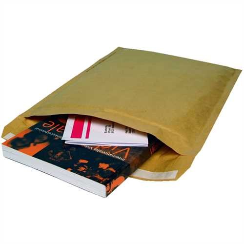 SUMO Papierpolstertasche, haftklebend, Typ: F, innen: 215 x 340 mm, braun (50 Stück)