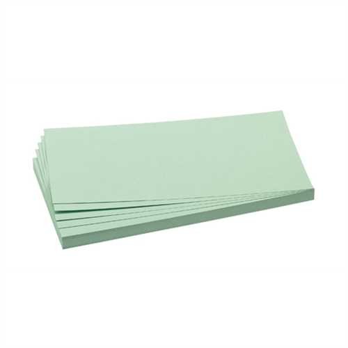 FRANKEN Moderationskarte, Rechteck, 20,5 x 9,5 cm, 130 g/m², hellgrün (500 Stück)