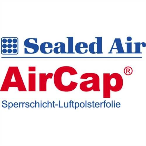 AirCap Luftpolsterfolie, Polyethylen, kleinnoppig, 3lagig, 50 cm x 100 m, farblos, transparent