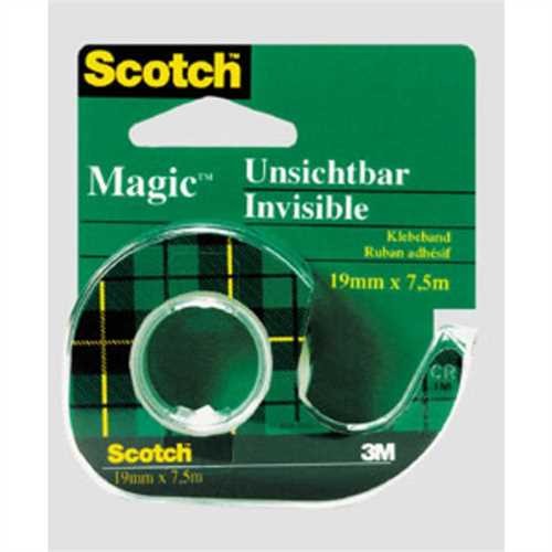 Scotch Klebeband Magic™ Tape 810, im Handabroller, selbstklebend, permanent, 12 mm x 10 m, transpare