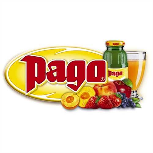 Pago Fruchtsaft, Pfirsich, Glasflasche, 24 x 0,2 l (24 Flaschen)