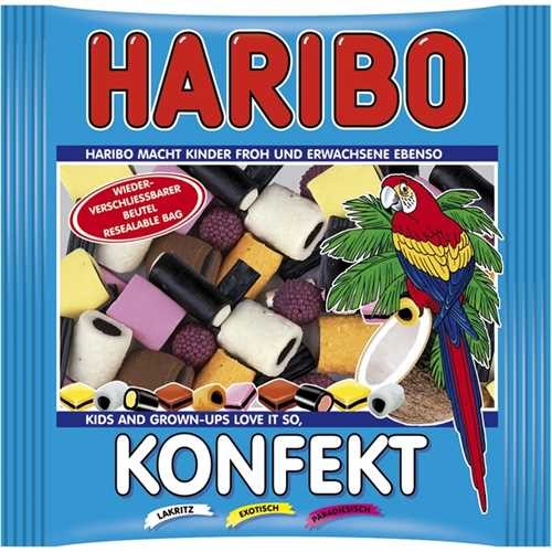 HARIBO Süßwarenmischung LAKRITZ KONFEKT, Beutel (500 g)