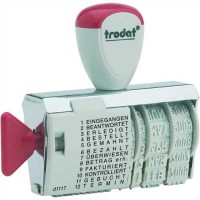 trodat Wortbandstempel, mechanisch, Metall, Schrifthöhe: 4 mm trodat Wortbandstempel, mechanisch, Metall, Schrifthöhe: 4 mm