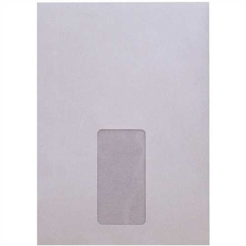 MAILmedia Versandtasche, mit Fenster, haftklebend, C5, 162 x 229 mm, 90 g/m², weiß (500 Stück)