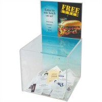 deflect-o Sammelbox, Kunststoff, 211 x 213 x 318 mm, farblos deflect-o Sammelbox, Kunststoff, 211 x 213 x 318 mm, farblos