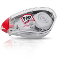 Pritt Korrekturroller compact flex, permanent, Einweg, 4,2 mm x 10 m, 1zeilig, weiß (16 Stück) Pritt Korrekturroller compact flex, permanent, Einweg, 4,2 mm x 10 m, 1zeilig, weiß (16 Stück)