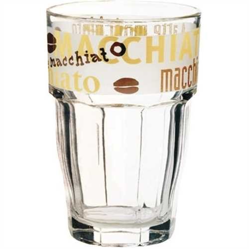 Arcoroc Glas Latte Macchiato, HAPPY HOURS, spülmaschinengeeignet, konisch, 370 ml (6 Stück)