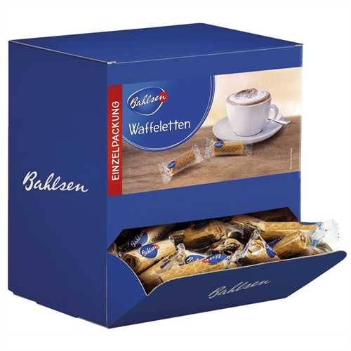 BAHLSEN 40140 - Gebäck Waffeletten, Spenderkarton, 150x1 Stück, 760 g