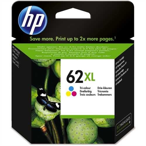 HP Tintenpatrone 62XL, C2P07AE, original, 3farbig, 11,5 ml, 415 Seiten