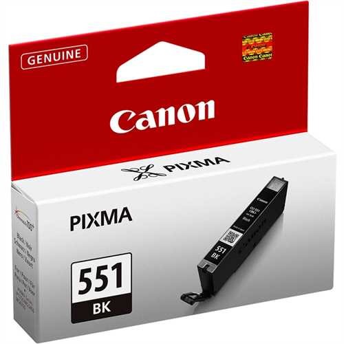 Canon Tintenpatrone, CLI-551BK, original, schwarz, 7 ml