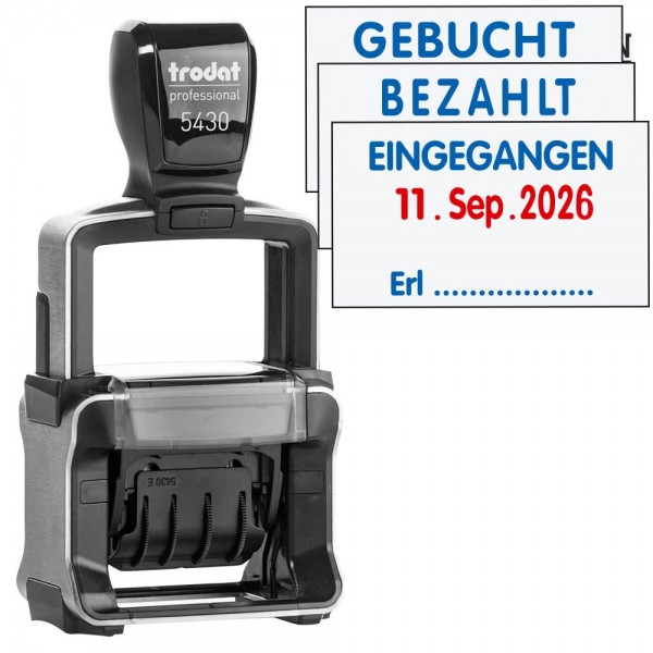 trodat Datums- und Textstempel 5430/L PROFESSIONAL
