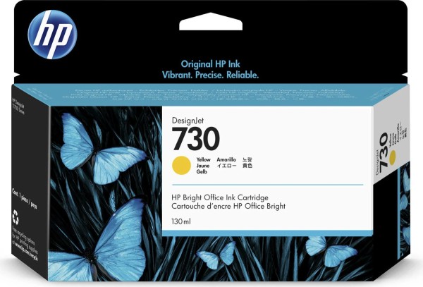 HP 730 Gelb Druckerpatrone (P2V64A)
