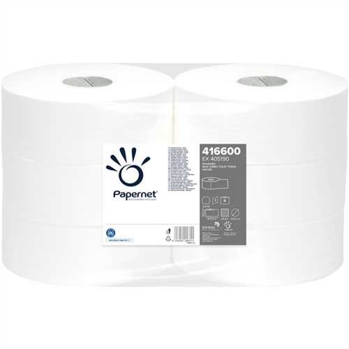 Papernet Toilettenpapier STANDARD MAXI JUMBO, 1lagig, auf Rolle, 9 cm x 470 m, natur (6 Rollen)