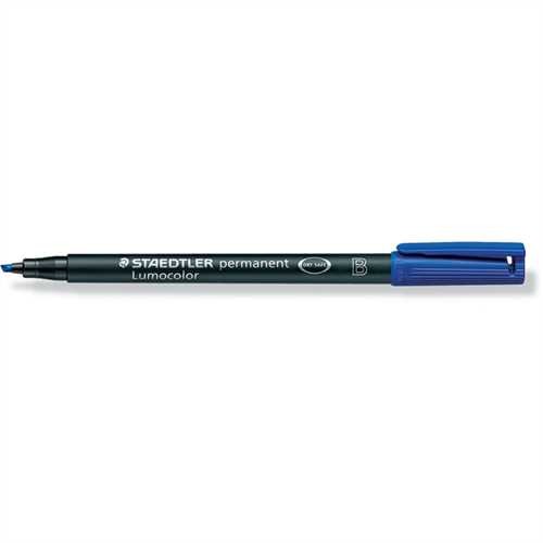 STAEDTLER OH-Stift, Lumocolor 314, B, nachfüllbar, permanent, Keilspitze, 1 - 2,5 mm, Schaftfarbe: s
