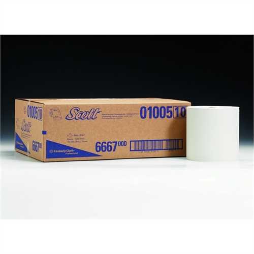 SCOTT Papierhandtuch, Airflex, 1lagig, auf Rolle, 20 cm x 304 m, weiß (6 Rollen)