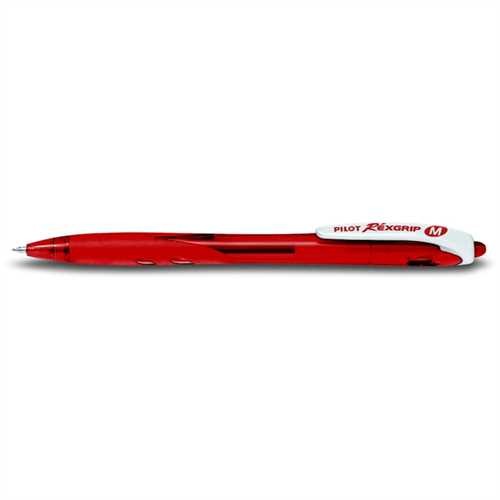 PILOT Kugelschreiber BEGREEN, RÉXGRIP BRG-10M, Druckmechanik, M, Schreibfarbe: rot