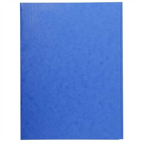 EXACOMPTA Einschlagmappe, Manilakarton, 400 g/m², 3 Klappen, A4, blau