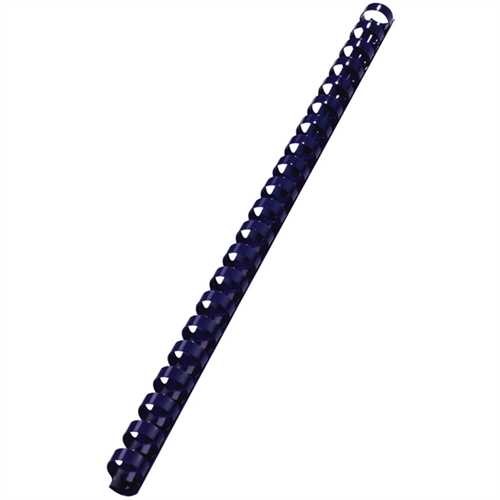 GBC Binderücken CombBind, Kunststoff, 21 Ringe - US-Teilung, A4, Ø: 16 mm, für: 145 Blatt, blau (100