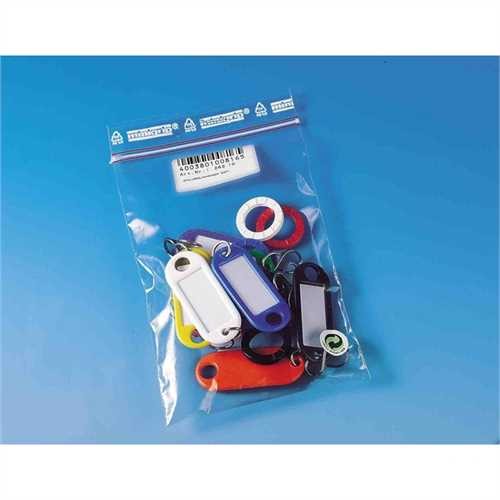 WEDO Schlüsselanhänger, mit Kennringe, Kunststoff/Metall, 52 x 21 x 3 mm, sortiert (1 Set)