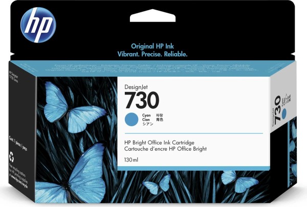 HP 730 Cyan Druckerpatrone (P2V62A)