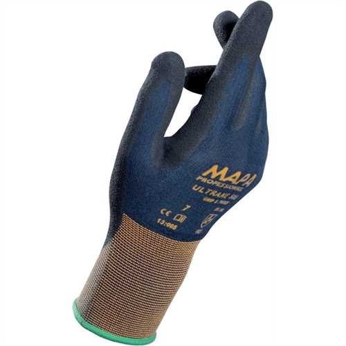 MAPA PROFESIONNEL Handschuh Ultrane 500, Nitril, Größe: 9, schwarz