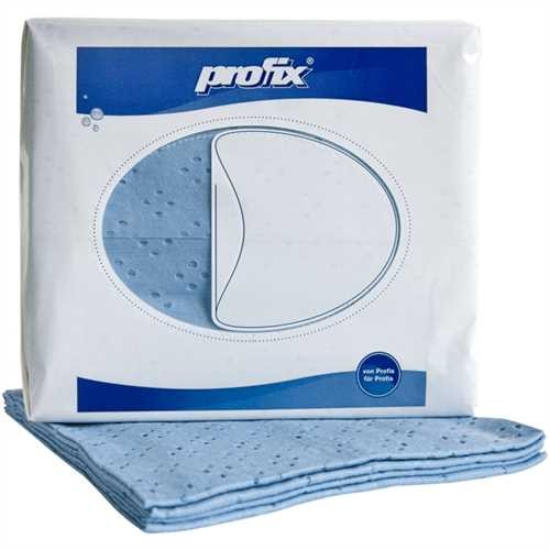 profix Wischtuch, Viskose, 1lagig, Zickzackfalzung, 8 x 40 Tücher, 32 x 36 cm, blau (320 Stück)