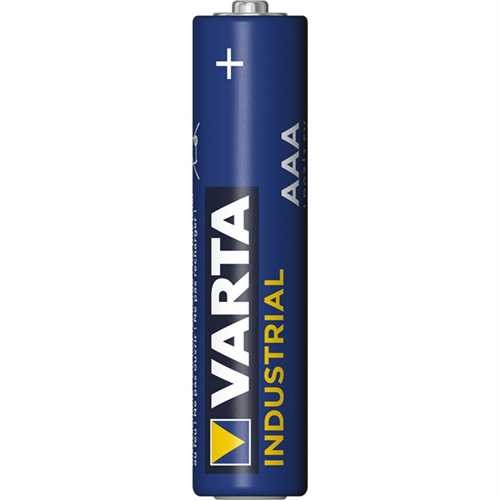 VARTA Batterie, INDUSTRIAL, Alkaline, Micro, AAA, LR03, 1,5 V (10 Stück)