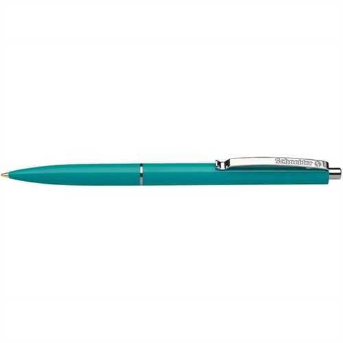 SCHNEIDER Kugelschreiber K 15, Druckmechanik, M, Schaftfarbe: grün, Schreibfarbe: grün