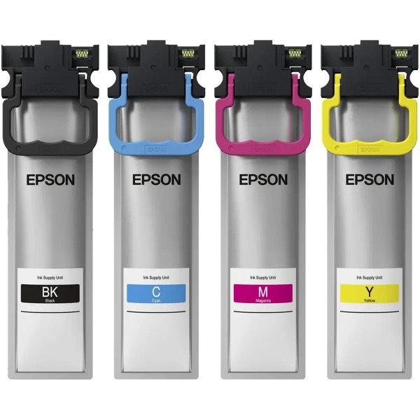Epson Multipack T13L1 T13L2 T13L3 T13L4 Schwarz Cyan Magenta Yellow a 20.000 Seiten für EM-C8100RDW