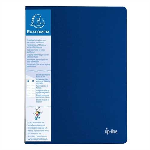 EXACOMPTA Sichtbuch up-line, PP, 40 Hüllen, A4, 24 x 32 cm, blau