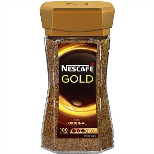NESCAFÉ Kaffee, GOLD, koffeinhaltig, Pulver, Glas (200 g)