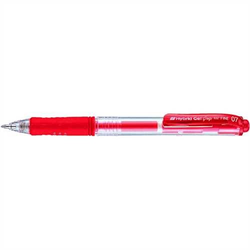 Pentel Gelschreiber Hybrid Gel Grip K157, Druckmechanik, 0,35 mm, Schreibfarbe: rot