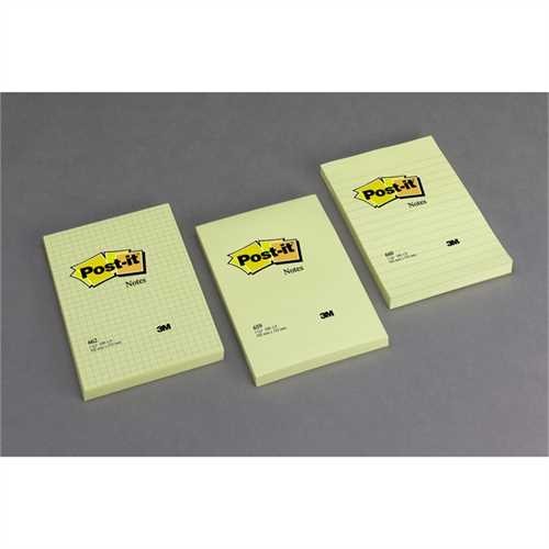 Post-it Haftnotiz Super Sticky, 127 x 76 mm, gelb, 90 Blatt (6 Blocks)