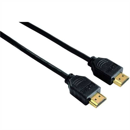 hama Verbindungskabel HDMI™, 2 x HDMI™ - Stecker/Stecker, Länge: 1,5 m, schwarz