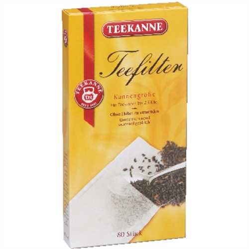 TEEKANNE Teefiltertüte, für Tekannen bis 2,5 l, weiß (80 Stück)